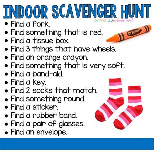 Indoor Scavenger Hunt 